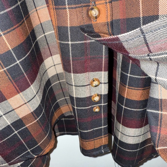 Sir Pendleton Tartan 100% Worsted Wool Plaid Button-Down Shirt - Picture 4 of 4